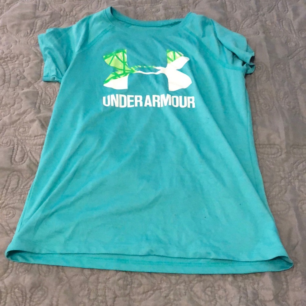 Teal Under Armour Dri-Fit Shirt